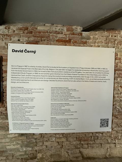 Venice Biennale, More Pavilions & Exhibitions, David Černý Private Exhibition