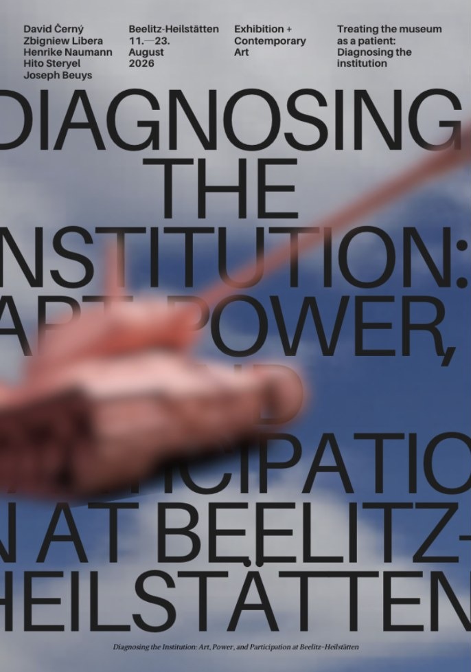 Diagnosing the Institution: the virtual exhibition poster.